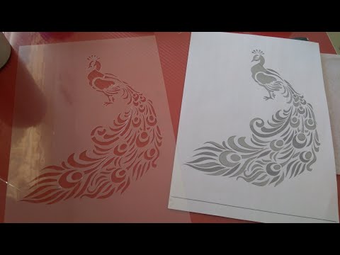 Cutart : How to make a stencil on Acetate or OHP Sheet