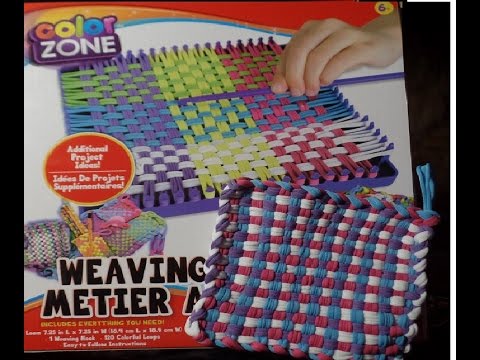 Color Zone Weaving Loom Unboxing and Tutorial!!