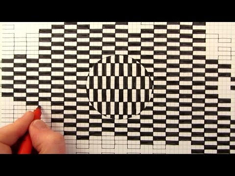 How to Draw a Moving Optical Illusion