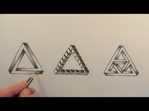 How to Draw The Impossible Triangle in 3 Different Ways