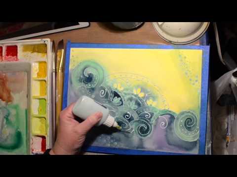 Watercolor Techniques Batik