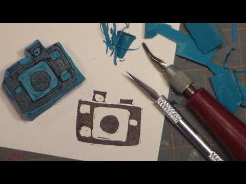 WOW! DIY Stamps from Erasers! {Stamp Carving for Beginners!}