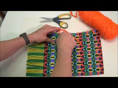 Paper Strip Kente Weaving - Project #164