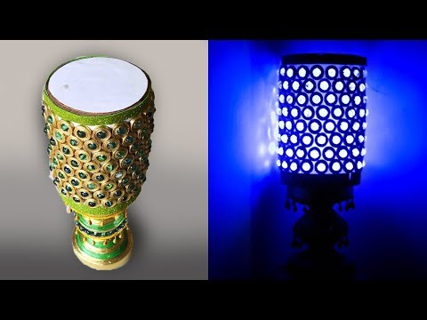 Newspaper Bed lamp | Marble bed lamp | Hand made | Best out of Waste | Art with Creativity 160
